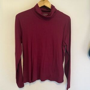 J. Crew Feather Jersey Tissue Turtleneck